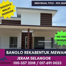 Banglo Baru Individual Title 90% Siap