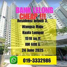 Bank Lelong Residensi Infiniti 3 Wangsa Maju Kuala Lumpur