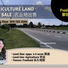 Pontian 4.5 acres Road Side Agricultural Land
