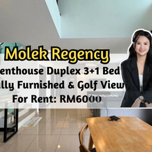 Molek Regency, Penthouse Duplex, Fully Furnished, Golf View, 3 plus 1