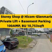 End Lot, 4 Storey Link Factory, Private Lift, 30x118, Hicom Glenmarie