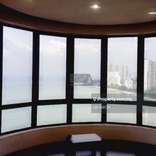 Seaview corner unit in the sought-after Twin Towers Condominium.