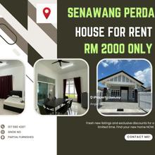 Single storey bungalow for rent at Senawang Perdana