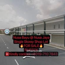 Taman Nusa Bayu @ Nusa Jaya Single Storey Shop Lot For Sale