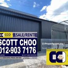 Menglembu Fully Cover Factory For Sale, Semi D