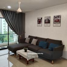 Nicely furnished unit with wet & dry kitchen