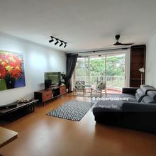 Tastefully Furnished & Reno. unit with a Balcony facing greenery view.
