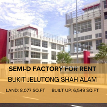 Jelutong Prime Factory Bukit Jelutong Shah Alam