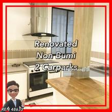 Renovated / Non bumi / Low Downpayment Scheme / 2 carparks