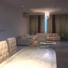 Facing swimming pool view