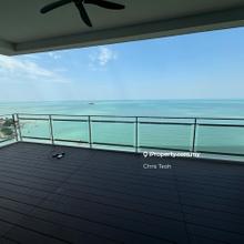 Mid floor, renovated & furnished, direct sea view!