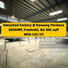 Freehold, Detaced Factory, 800amp, with ccc and cf