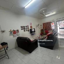 Ungku Tun Aminah 22x70 single storey terrace for sale, negotiable 