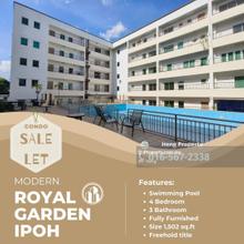 Freehold Loyal Garden Residences near Ipoh town