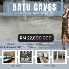 Server Room 3 Storey Warehouse With Cargo Lift Factory  For Sales