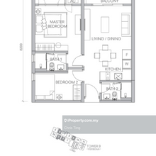 Direct Access Bloomsvale Mall, Limited fully furnished 2b2b for sale