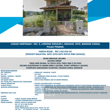 Auction Dedaun !! Below Market Price!!