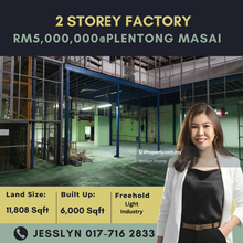 Plentong Masai 2 Storey Factory For Sale