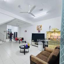 Full Loan Pulai Mutiara Dahlia Double Storey 18x65 Basic Renovated