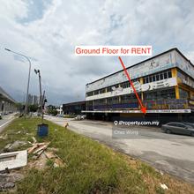 Corner Shop Ground Floor Facing Mainroad Junction at Hicom for Rent 