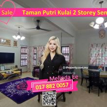Kulai Taman Putri Renovated 2 Storey Semi D House 5bed Got Cashback