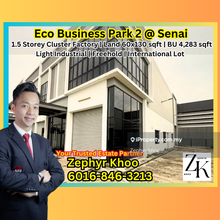Eco Business Park 2 @ Senai 1.5 Storey Cluster Factory For Sale