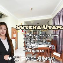 Sutera Utama @ Corner Lot 2-storey Terrace House