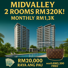 Mid valley Midvalley Fully Furnish & Special Condo MRT LRT KTM