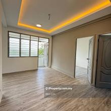 Flat Low Cost, Taman Perling, Renovated, Rumah Pertama Full Loan