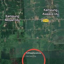Agriculture land at Asajaya For Sale!
