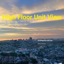 High Floor unit cw balcony and unblock view comfortable never tenanted