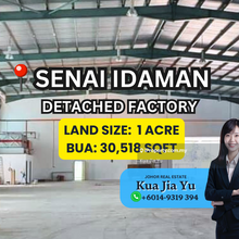 Senai Idaman 1 Acre Detached Factory Brand New
