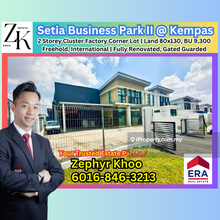 Setia Business Park 2 @ Kempas, JB 2 Storey Cluster Factory Corner 