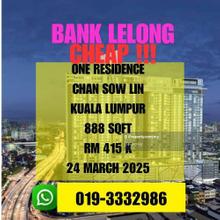 Bank Lelong One Residence Sungai Besi Chan Sow Lin Kuala Lumpur