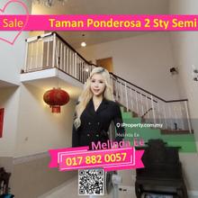 Johor Bahru Taman Ponderosa Fully Renovated 2 Storey Semi D 4bed