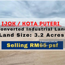 Ijok, Kota Puteri Industrial Land for Sale