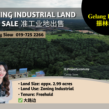 Gelang Patah 2.99 acres Zoning Industrial Land