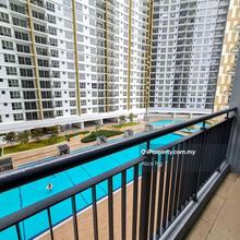 Pool view unit with bright natural light