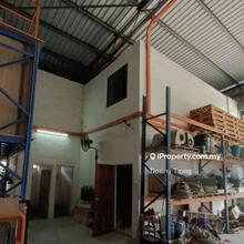 Kulim 1.5 Storey Semi Detached Factory For Rent, 20feet Ceiling Height