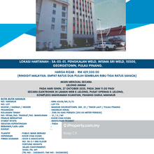 Auction Wisma Sri Weld !! Below Market Price!!