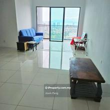 Partial furnished for rent available now jelutong