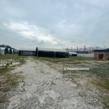 Cheaper rent Telok Panglima Garnf flat land with fencing beside road 