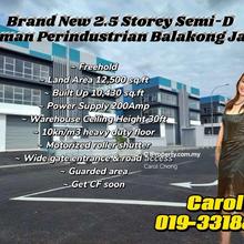 2.5 Storey Semi-D Factory Taman Perindustrian Balakong Jaya