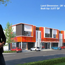 Facing Main Road Terrace New Factory Puncak Alam For Sale