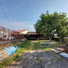 Village bungalow house land facing main road 