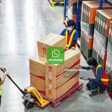 Factory with racking for Logistics shipping use
