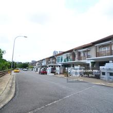 Terrace house for Sale End lot with Extra Land Gated Guarded