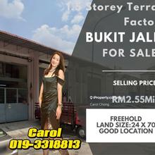Bukit Jalil Business Park 1.5 Stroey Terrace Factory For Sales