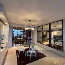 Modern high-rise apartment with stunning views of the Johor Straits