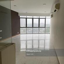 Mid floor partly furnished